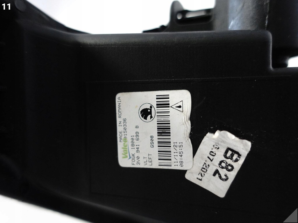 Skoda superb iii 3v0 lift 19-24 протитуманна фара led drl w бампер перед лівий Оригінал