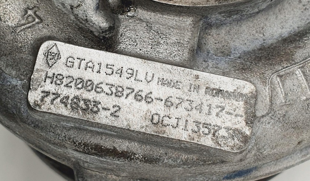 фото №7, Турбонагнітач турбіна renault espace iv 2.0 dci