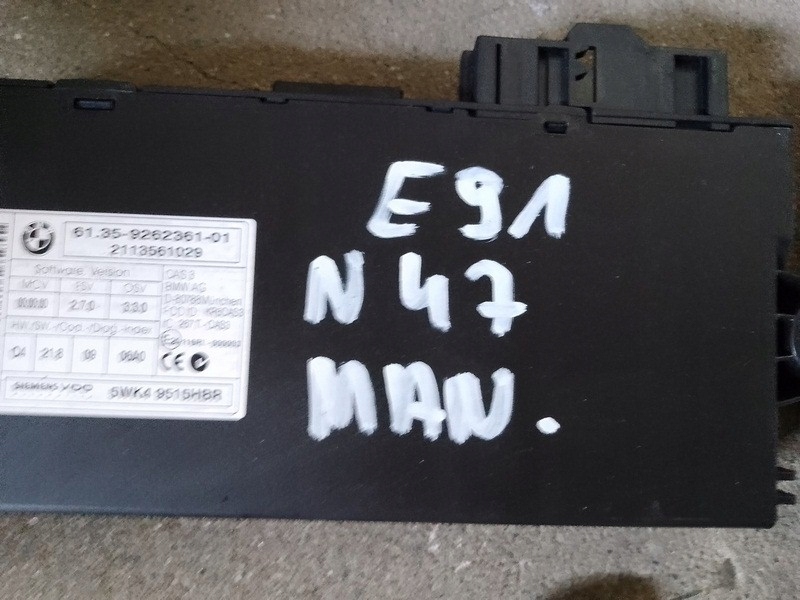 фото №5, Bmw e90 n47 бортовий комп'ютер блок керування двигуна cas ключ