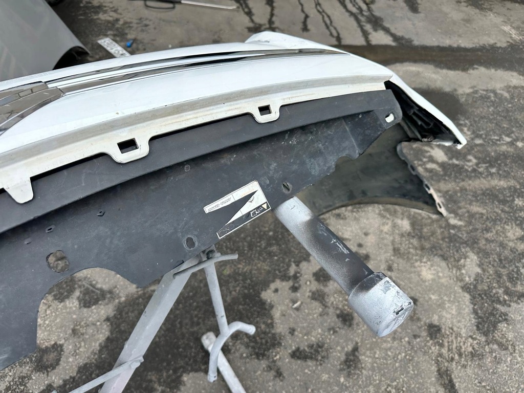 фото №10, Citroen berlingo 2 ii бампер перед kompletny білий оригінал