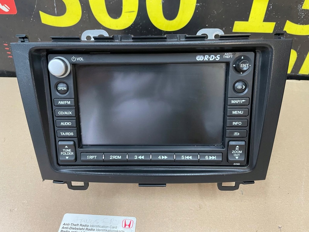 фото №1, Honda cr-v iii радио навигация 2vn3 39540-swa-e050-m1 с код