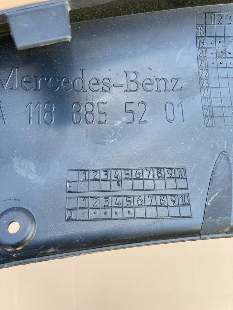 фото №7, Mercedes w118 cla amg молдинг бампера a1188855201