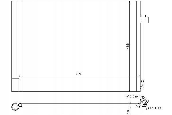 фото №11, Радиатор кондиционера с осушитель nissens 940058 6972553
