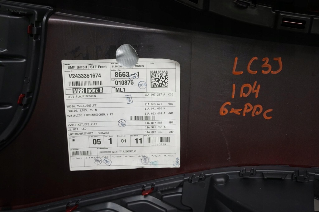 фото №15, Новий org бампер передній 6xpdc vw id4 id5 id.4 id.5 lc3j