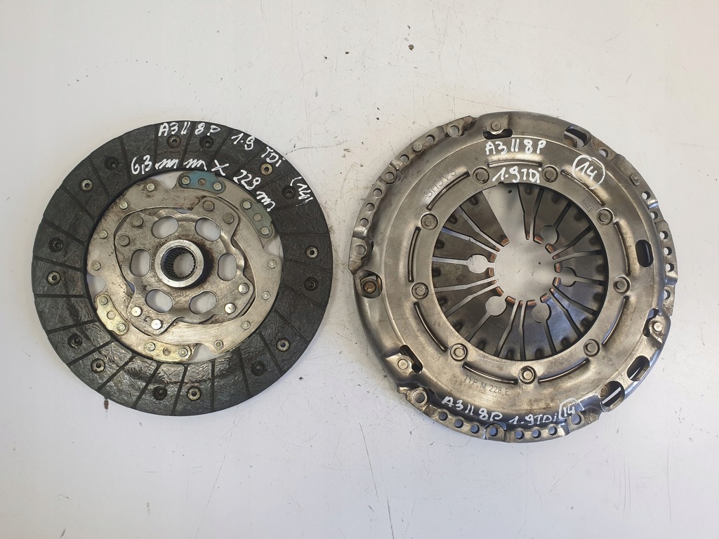 фото №1, Audi a3 ii 8p 1.9 tdi прижим диск сцепление