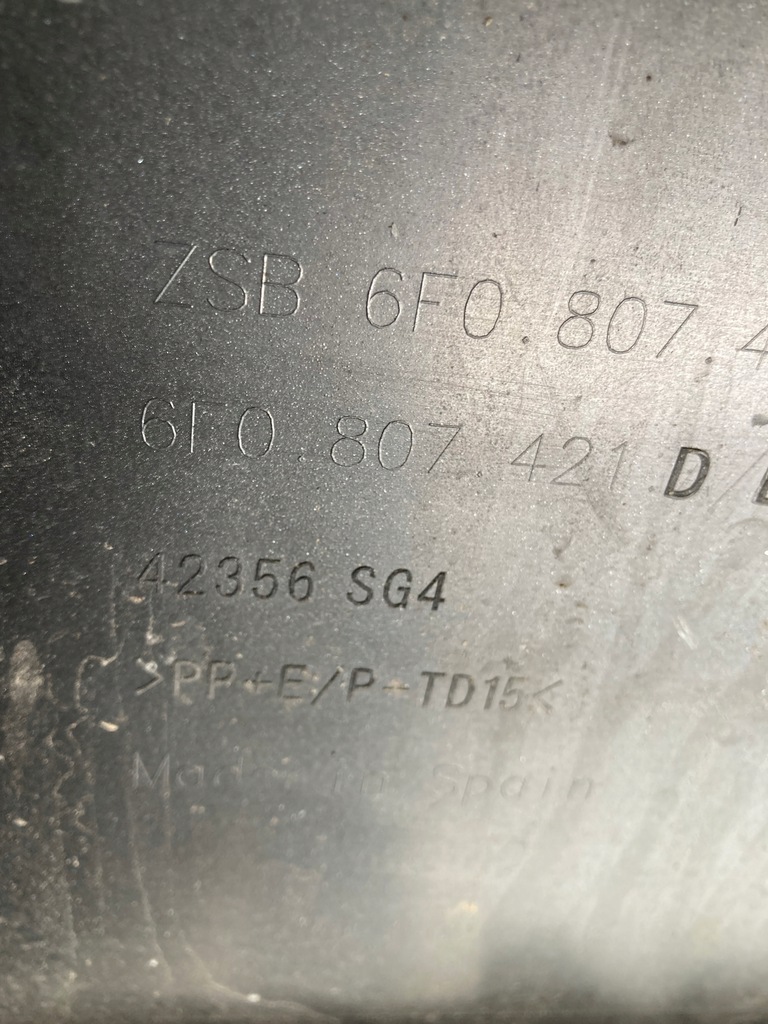 фото №9, Seat ibiza v 5 6f бампер задній задня pdc 6f0807421d