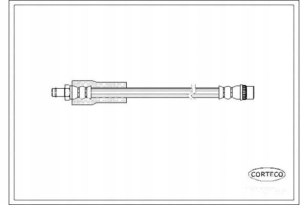 фото №2, Corteco 19025988 шланг гальмівний гнучкий