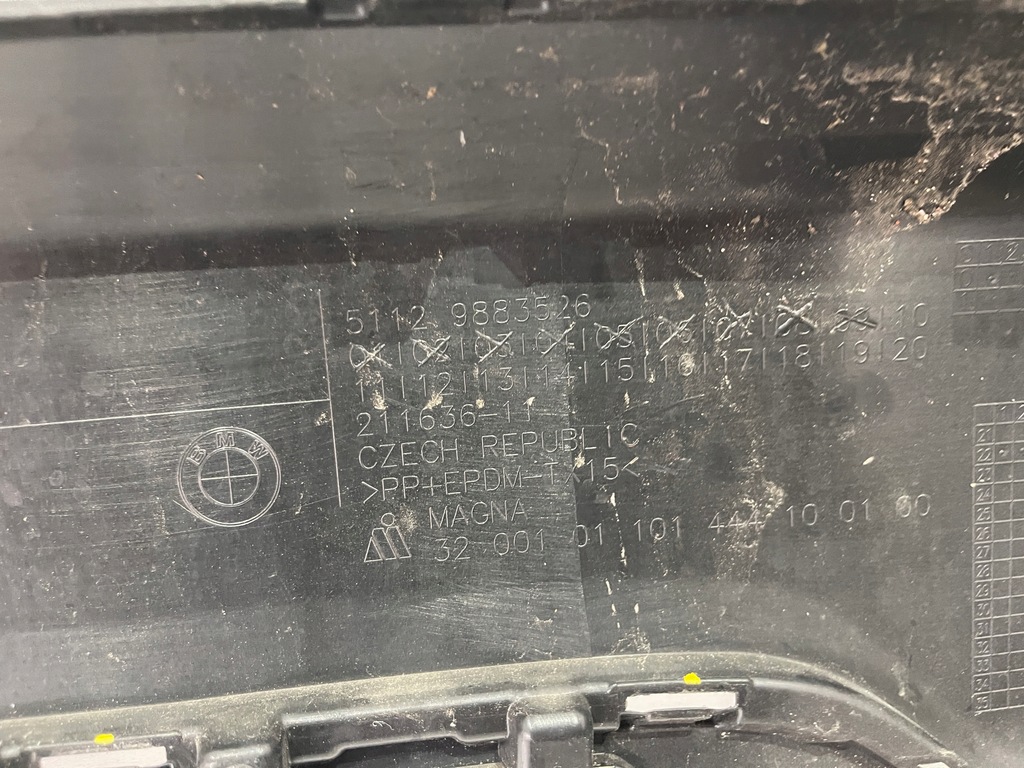 фото №9, Bmw x1 u11 диффузор спойлер бампера задняя задний oryg