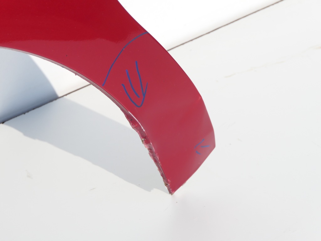 Крыло  перед передний левое  оригинал lak lkr citroen c4 2 b7 10- хэтчбек Оригинал