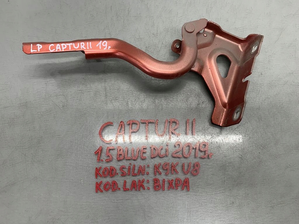 фото №1, Renault captur ii петля капот лівий biype tpkqa 19-23 rok 654017021r