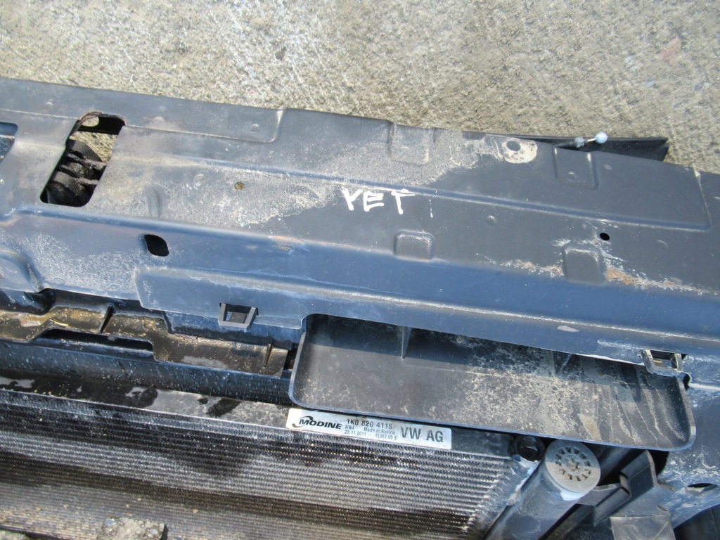 фото №4, Skoda yeti 09-13r 1.2 1.4 tsi pas передній kompletny радіатор вентилятор