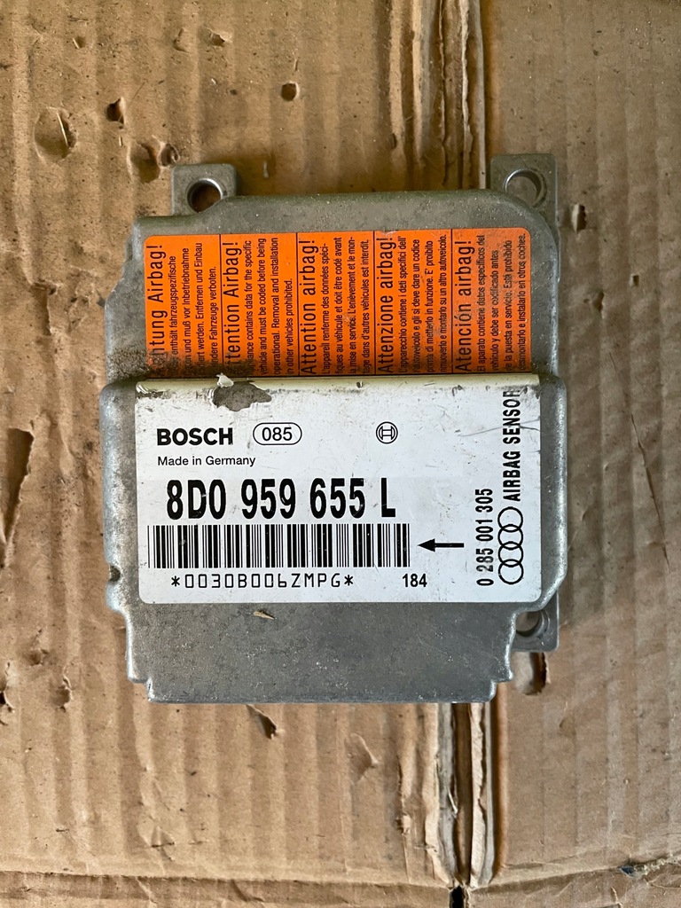 фото №1, Audi a4 b5 модуль датчик подушка безпеки 8d0959655l