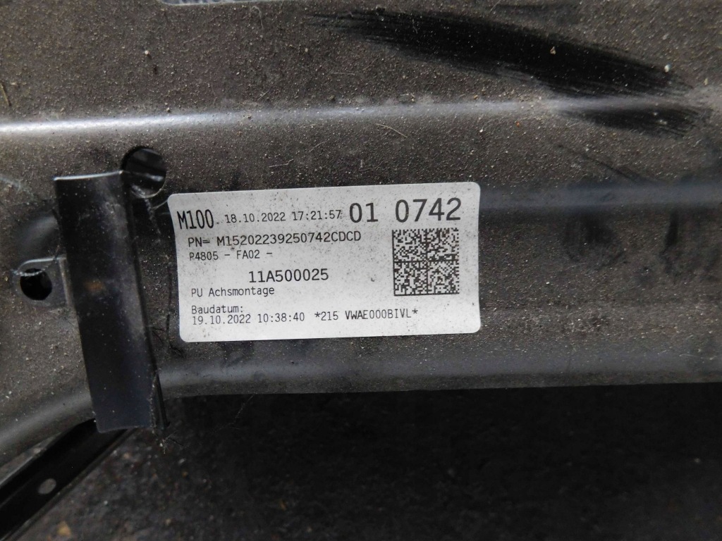 фото №7, Vw id.4 id4 22r ebj балка подрамник подрамник рама подвеска задняя 1ea505235bc