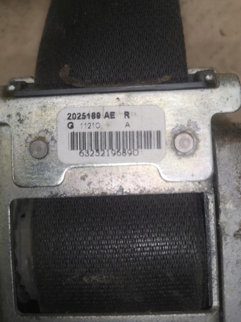 фото №9, Pas безпеки правий перед nissan navara iii d40 05-10