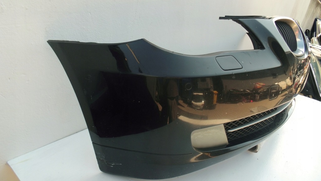 фото №9, Bmw 5 e60 e61 2003 -10 бампер передній перед омивачі ксенон pdc blackshapire