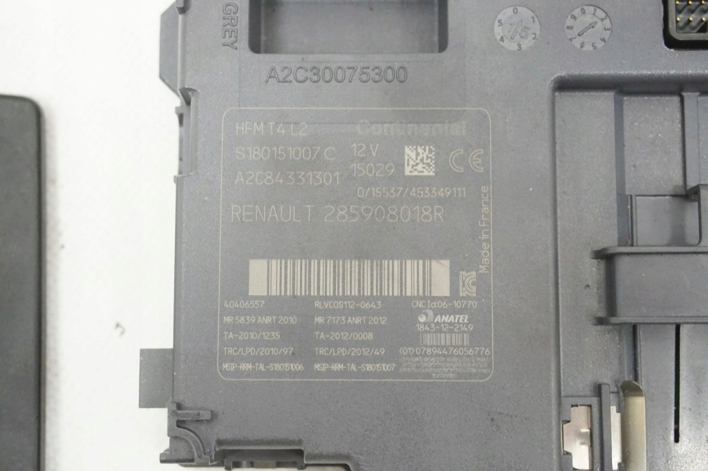 фото №2, Замок зажигания ключ renault captur 285908018r