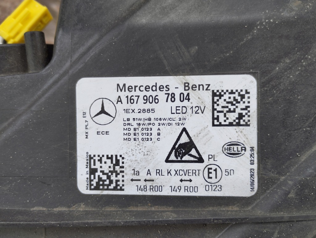 фото №10, Лампа права multibeam led mercedes gle ii w167 lift 2023-^ a1679067804