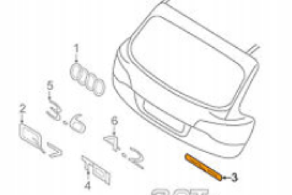 фото №7, Audi a7 4g хромированный эмблема na крышка багажника 4b0853737d2zz оригинальный