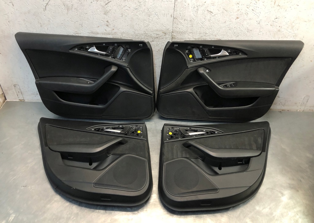 фото №15, A6 c7 s line сидіння ковші шкіра+ alcantara підігрів комплект