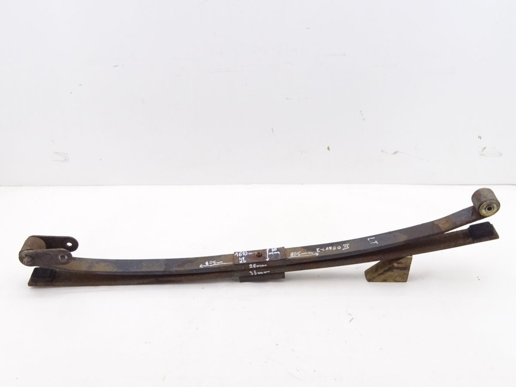 фото №1, Iveco eurocargo 02-15 рессора задняя 2 щетка 7 cm