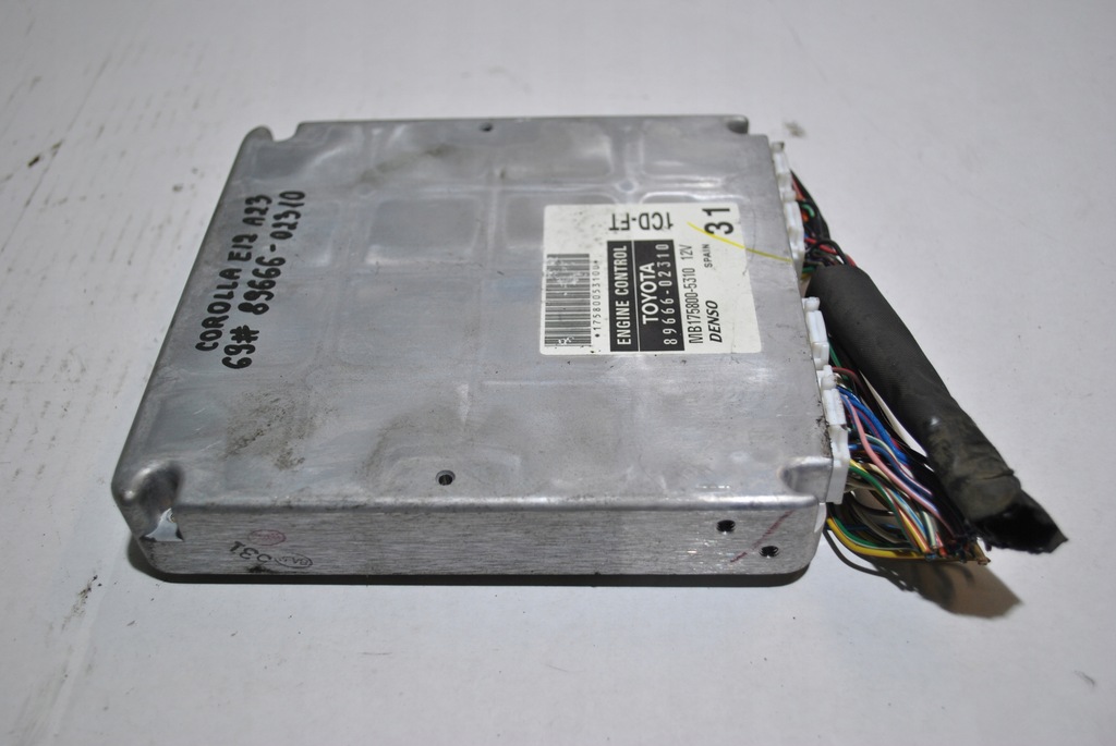 фото №8, Бортовой компьютер двигателя toyota corolla e12 89666-02310