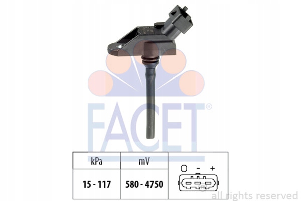 Датчик facet 10.3054 opel Ціна