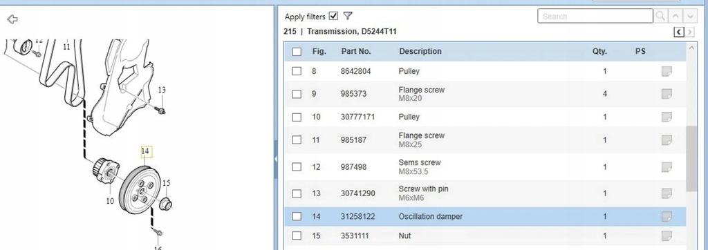 фото №5, Volvo v70 2013 шкивы