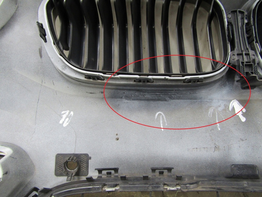 фото №14, Бампер перед передний bmw 1 f20 f21 lift lci 15-19 направляющие