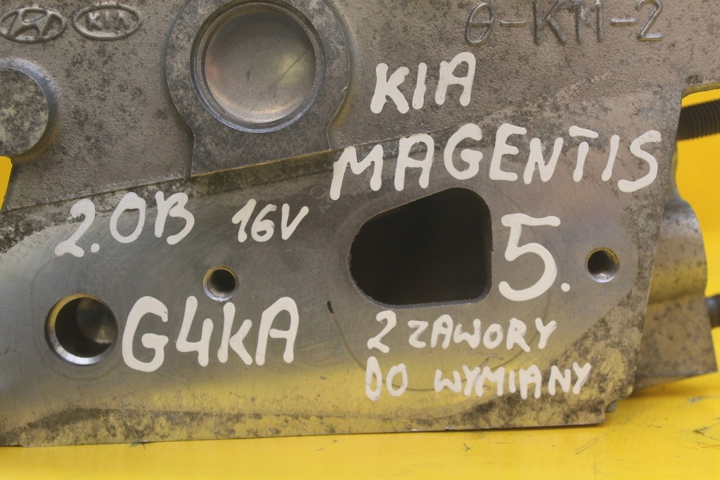 фото №15, Головка kia magentis carens hyundai sonata 2.0 16v g4ka k11 2
