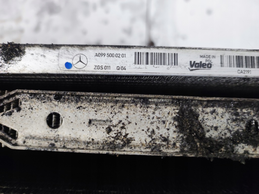 Радиатор воды кондиционера вентилятор радиатор #1 mercedes c klasa w206 Доставка