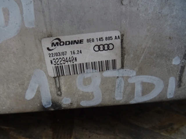 фото №5, Интеркулер audi a4 b7 2.0 8e0145805aa левый