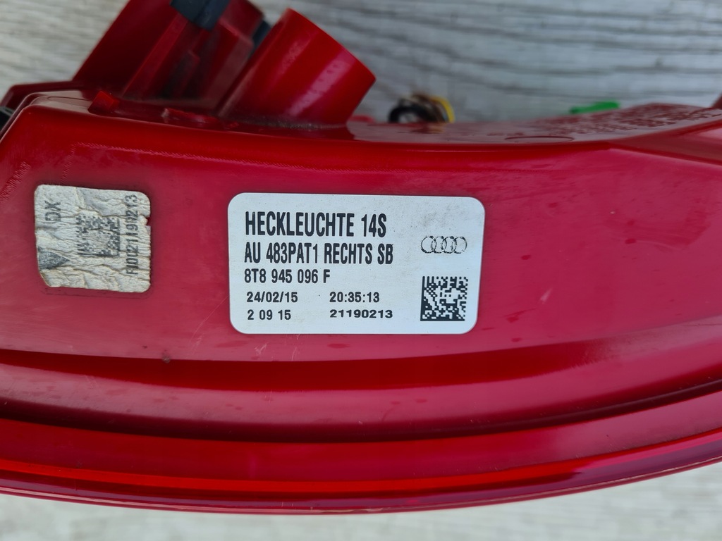 фото №14, Кришка багажника, бампер lz7g,lampy задня audi a5 sportback 8ta