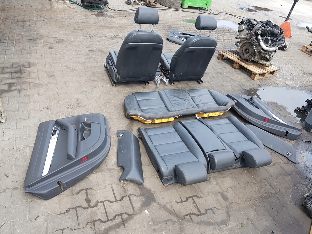 фото №5, Audi a6 c6 04-07r kombi сиденья кожаный заднее сиденье