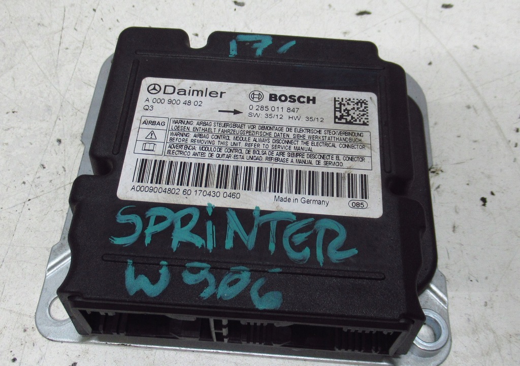 фото №1, Sprinter 906 модуль датчик подушка безопасности a0009004802