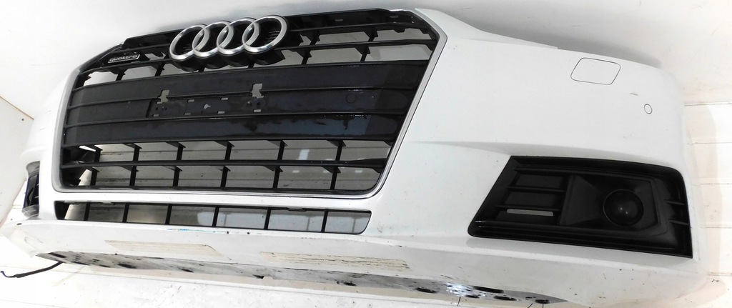 фото №10, Audi a4 b9 8w kompletny перед бампер лампы капот pas ls9r радары