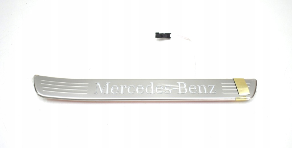 Купить Mercedes gle w167 хром накладка  на порог led правый  задний оригинал  новая a1676861600
