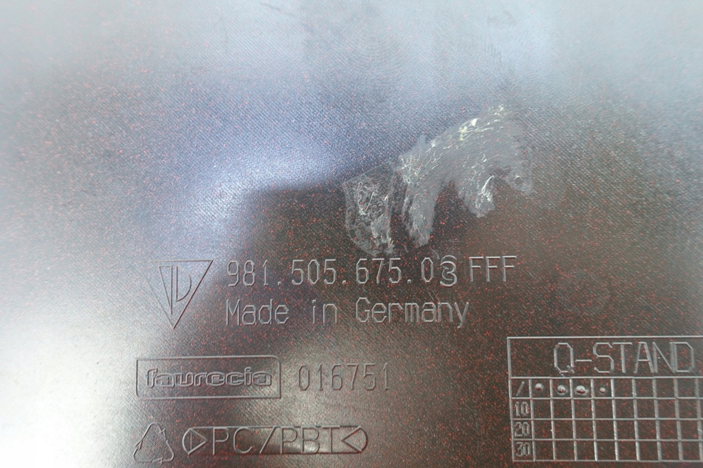 фото №11, Подкладка рамка pod номерной знак porsche cayman 981 98150567503