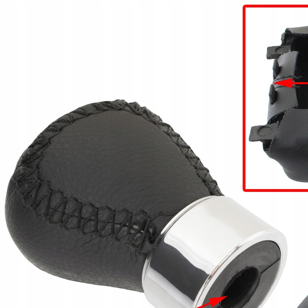 фото №7, Ручка рычаг переключения передач + чехол do mazda 6 gg gy 2002-