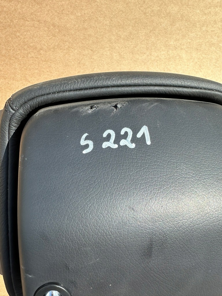 фото №6, Підголівник піротехнічний, передній, перед mercedes s klasa w221, czarna шкіра