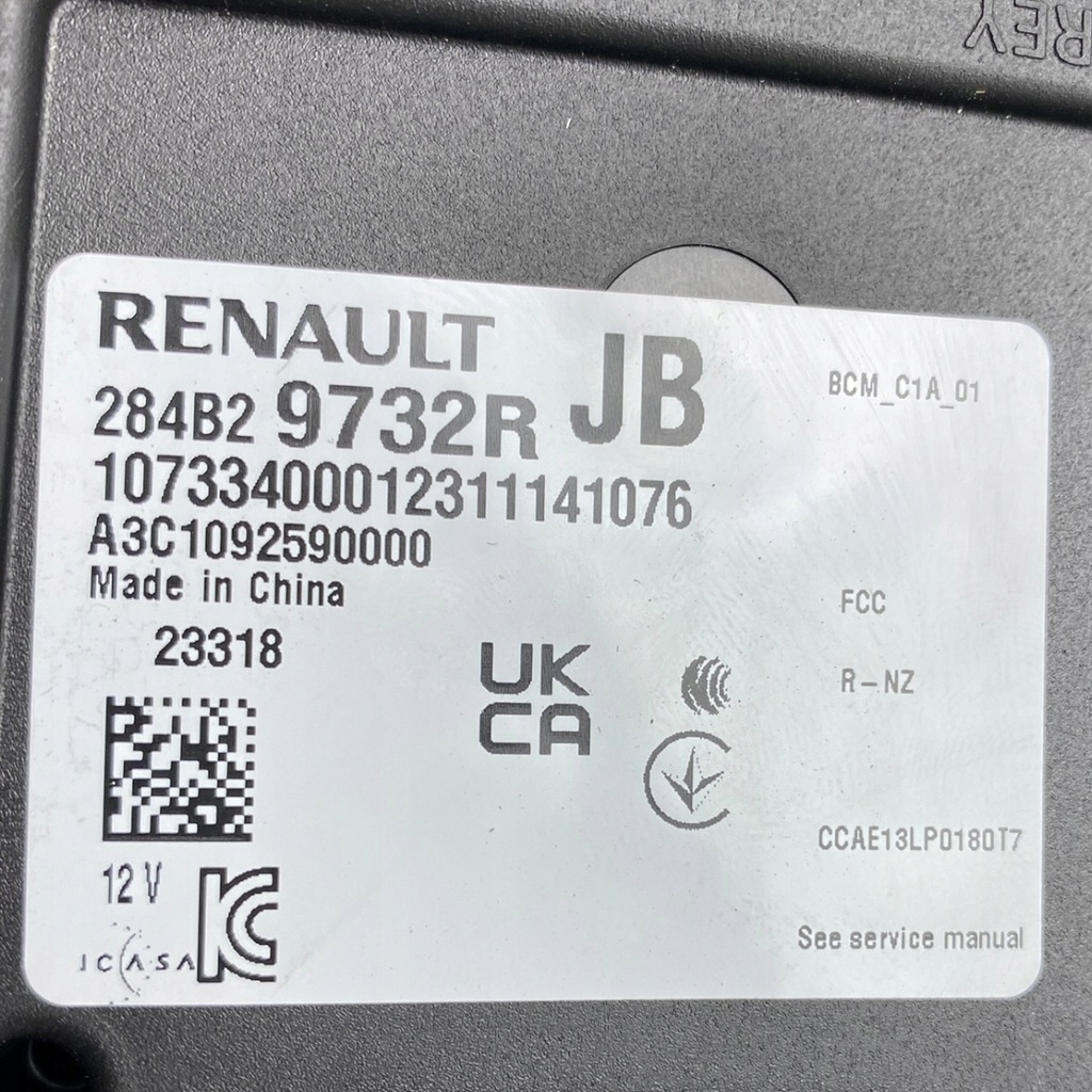 фото №12, Модуль блок управления bcm dacia sandero iii logan iii jogger 284b29732r