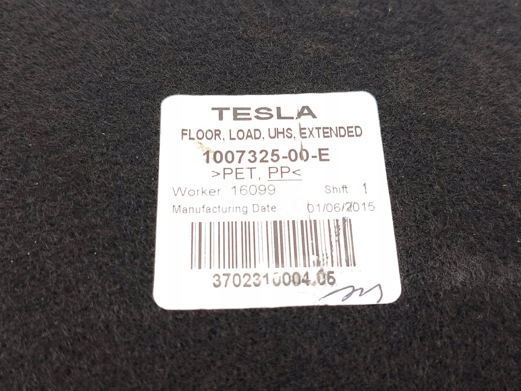Tesla model s 2015 обшивка багажника 100732500e Доставка