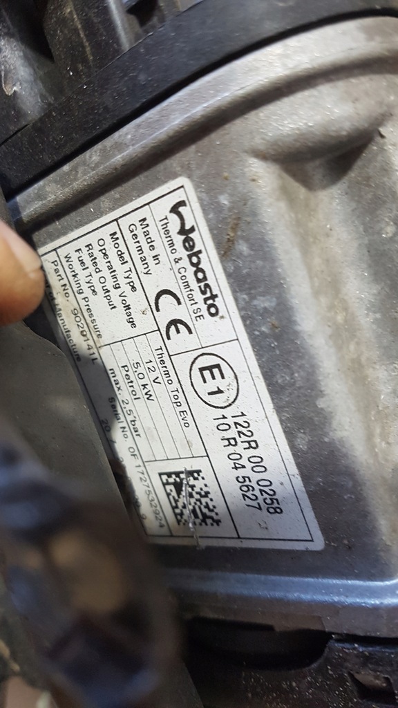 фото №4, Webasto mercedes ml gle a1665002600 бензин