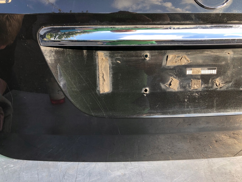 фото №4, Mercedes gl x164 кришка багажника задня задня скло комплект 197