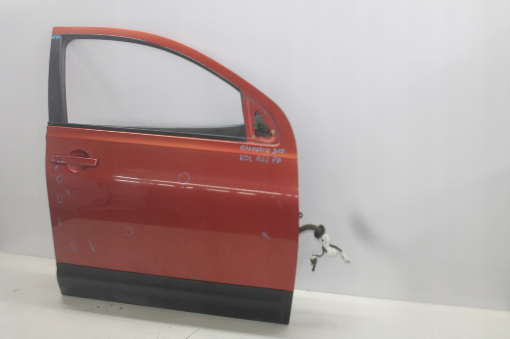 фото №10, Дверь правый перед pp nissan qashqai 2.0dci j10 +2 2008 автоматическая коробка передач a52