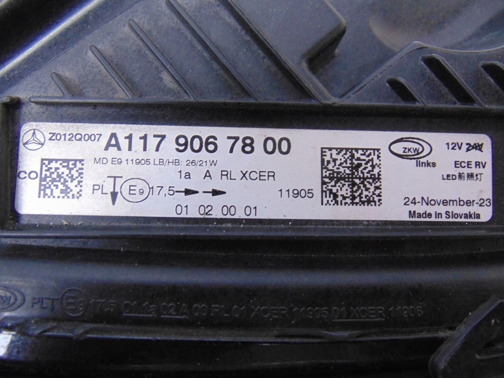 фото №15, Лампа ліва перед mercedes cla w117 lift a1179067800 europa
