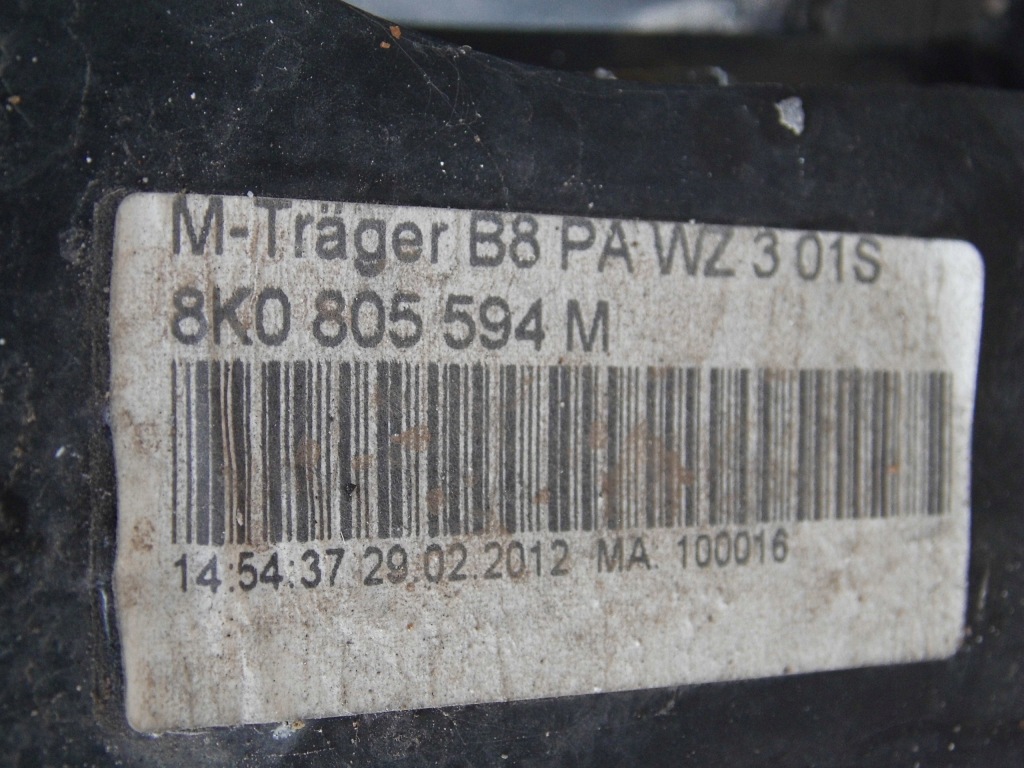 Ремень передний радиатор балка вентиляторы audi a4 b8 рестайлинг  2.0tdi автоматическая коробка передач Цена