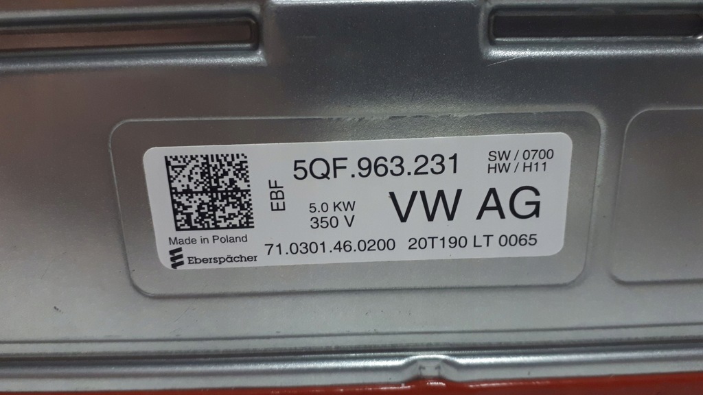 фото №6, Теплообменник тепла отопления vw ag 5qf963231