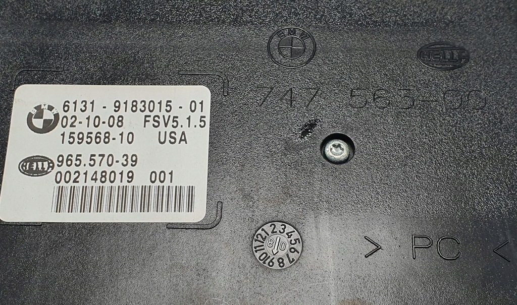 фото №6, Лампа освітлення салону bmw x6 e71 9183015