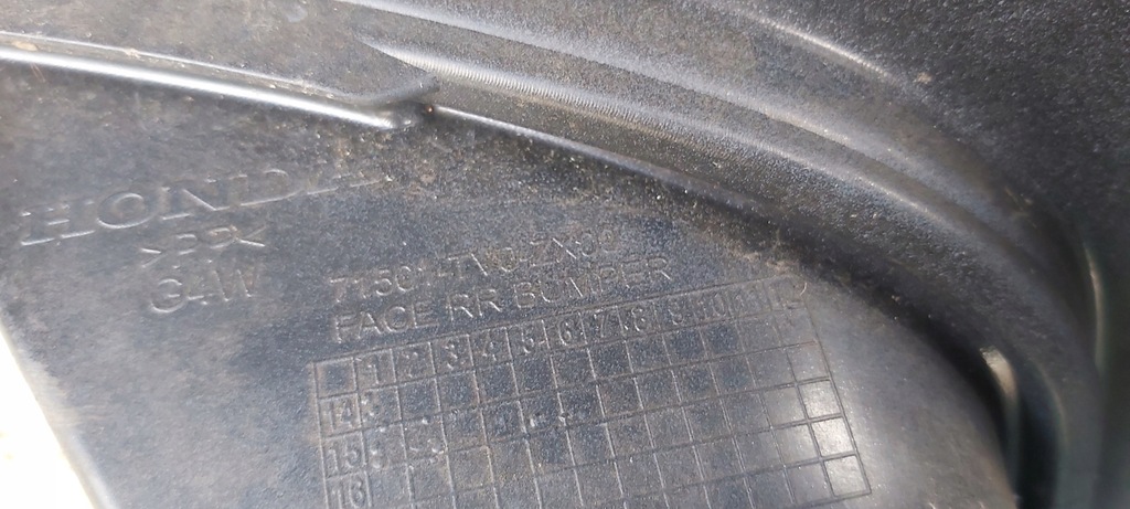 фото №13, Honda civic ix lift h/b оригинальный номер 71501-tv0-zx00 бампер задняя pdc