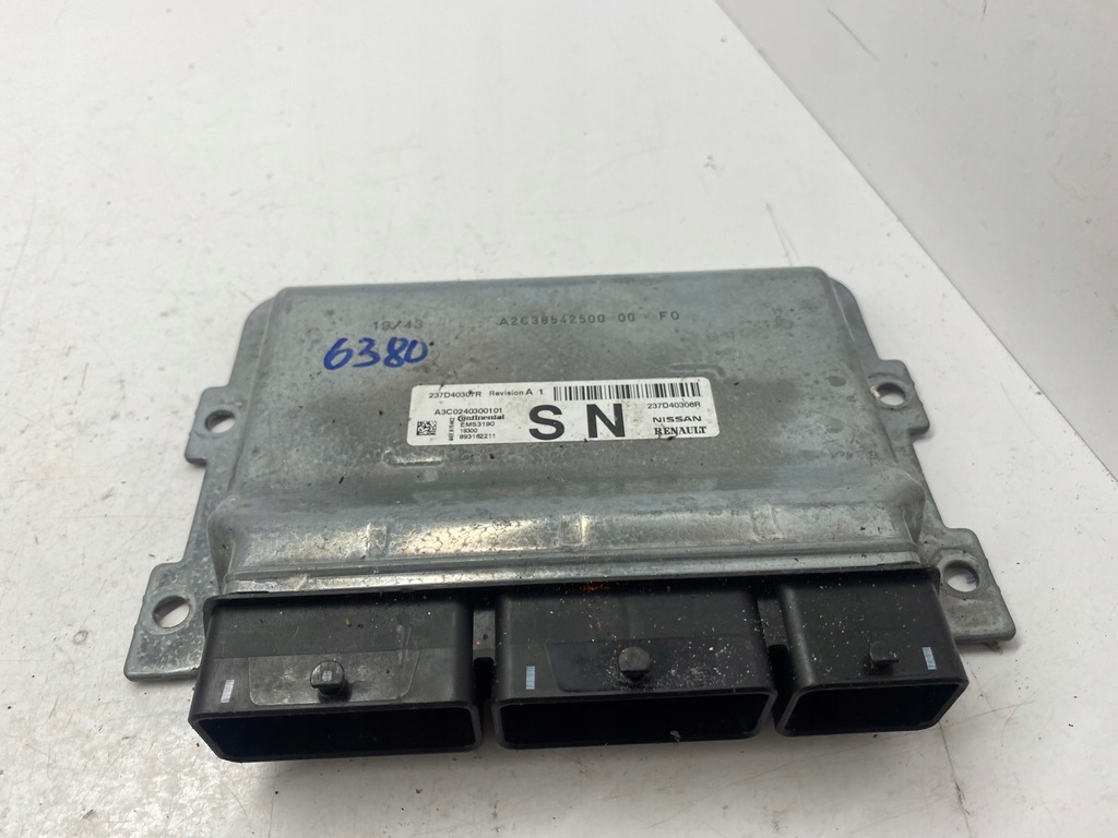 фото №1, Renault zoe ii бортовой компьютер 237d40307r